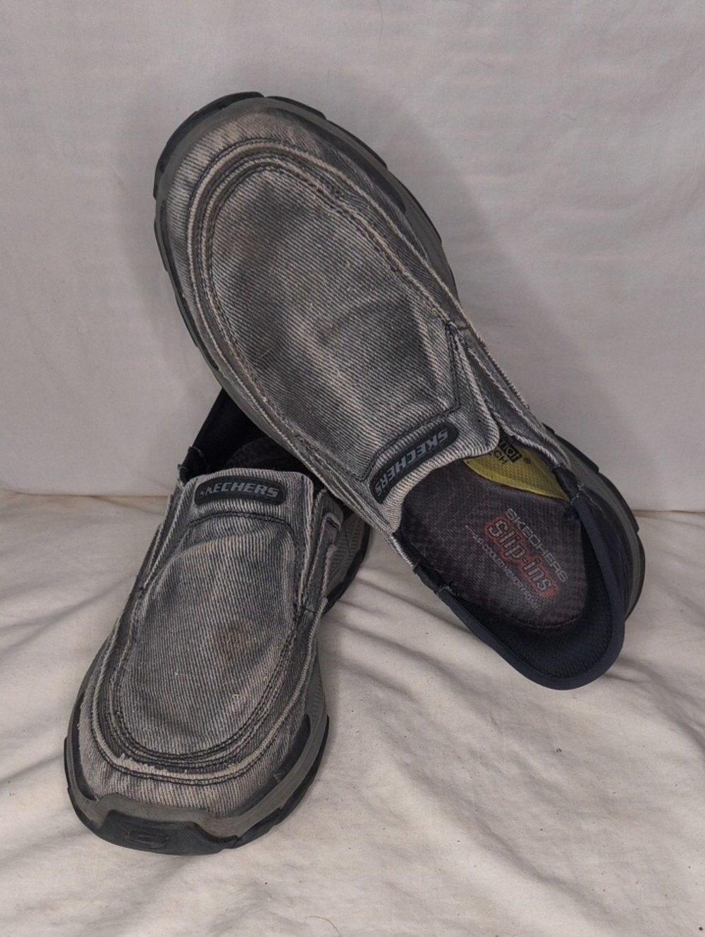 Skechers Men’s Slip-On Loafers Gogamat Arch Air-cooled Memory Foam Size 10 AM
